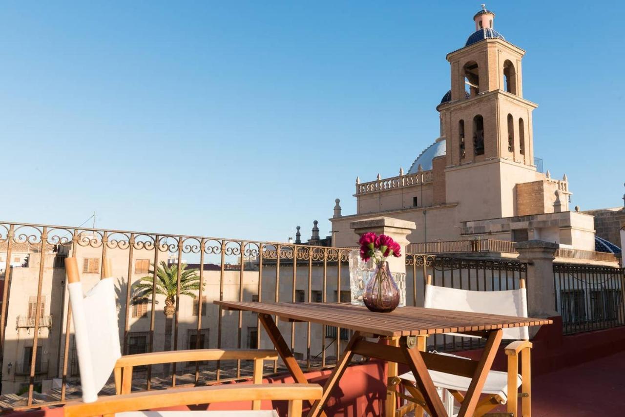 Alc - Stylish Studio With Fantastic Terrace, Old Town Alicante Buitenkant foto